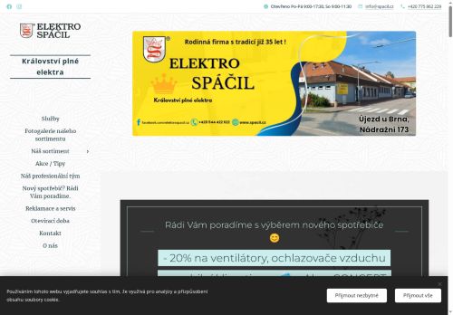 Zobrazit webové stránky Josef Spáčil Elektro