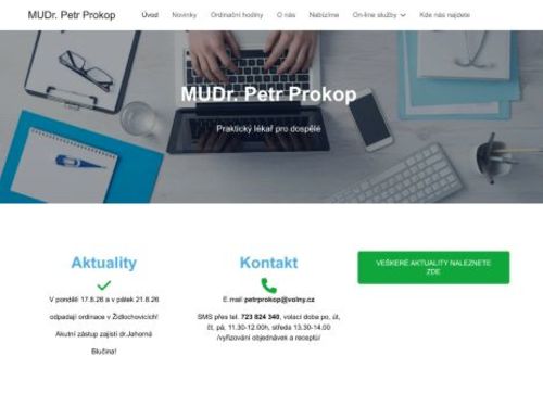 Praktický lékař pro dospělé - MUDr. Petr Prokop