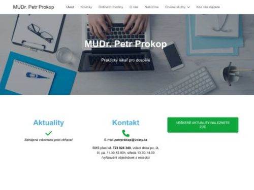Praktický lékař pro dospělé - MUDr. Petr Prokop