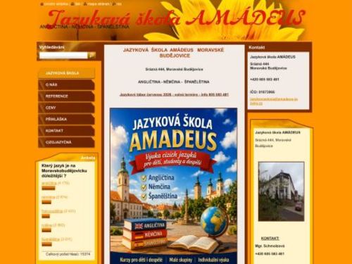 Jazyková škola AMÁDEUS Moravské Budějovice Mgr. Kateřina Schmolzová