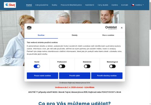 Zobrazit webové stránky Praktický lékař pro dospělé - MUDr. Josef Štork