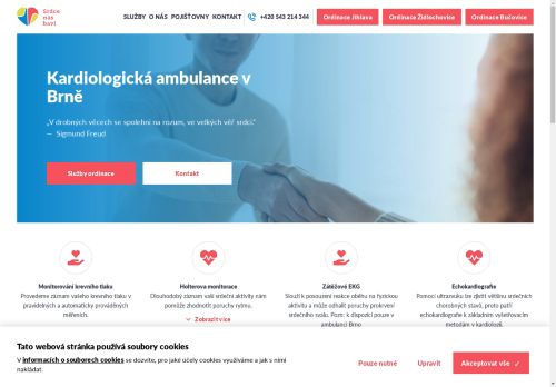 Zobrazit webové stránky Kardiologická ambulance Srdce nás baví - MUDr. Daniel Foldyna