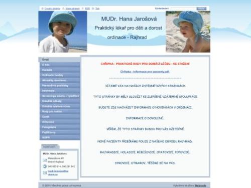 Praktický lékař pro děti a dorost - MUDr. Hana Jarošová, MUDr. Alice Habrová