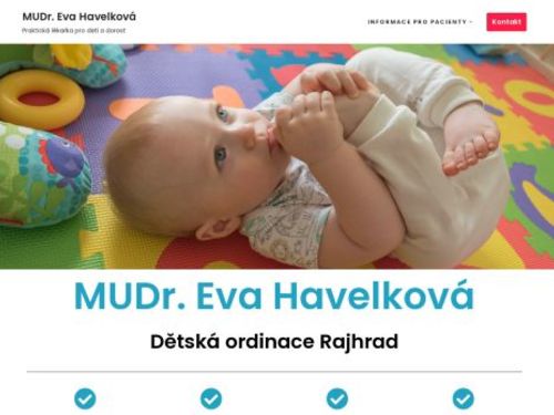 Praktický lékař pro děti a dorost - MUDr. Eva Havelková