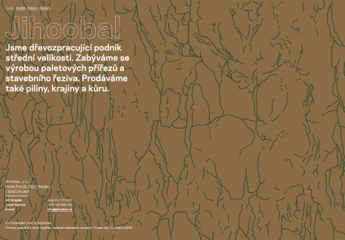 Webové stránky JIHOOBAL, s.r.o., Benešov