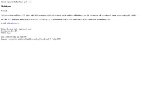 Strojně dopravní služby Opava spol. s r.o. nabízí práci na pozici Řidič/ka autobusu v obci Vyškov