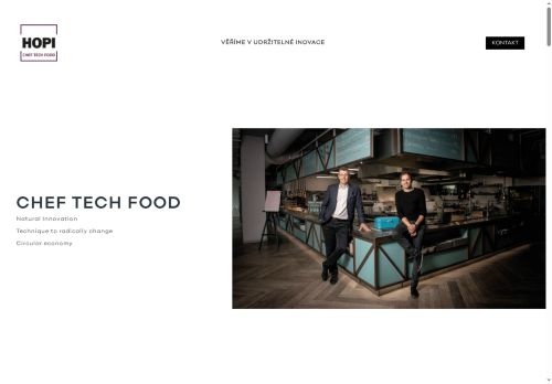 Webové stránky HOPI CEE FISH HUB s.r.o., Říčany