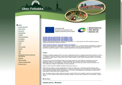 Zobrazit webové stránky Obecní úřad Felbabka