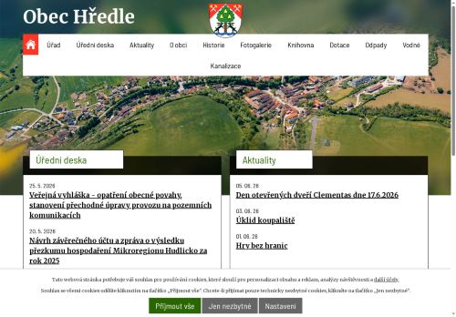 Zobrazit webové stránky Obecní úřad Hředle