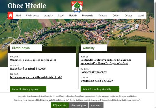 Zobrazit webové stránky Obecní úřad Hředle
