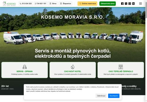 Zobrazit webové stránky Kosemo Moravia