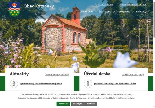 Zobrazit webové stránky Obecní úřad Kotopeky