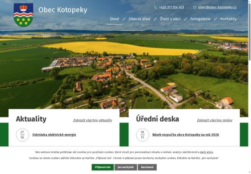 Zobrazit webové stránky Obecní úřad Kotopeky