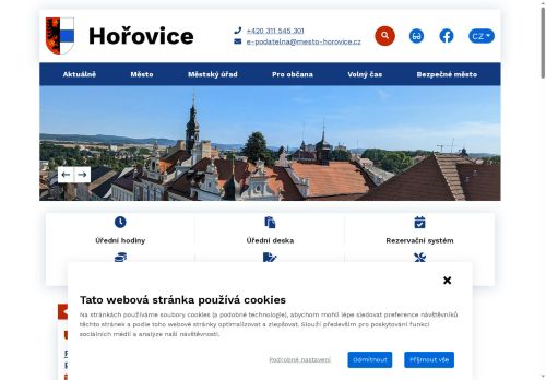 Zobrazit webové stránky Městský úřad Hořovice