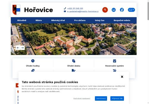 Zobrazit webové stránky Městský úřad Hořovice