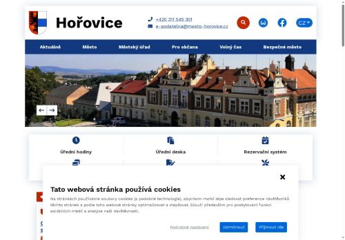 Zobrazit webové stránky Městský úřad Hořovice