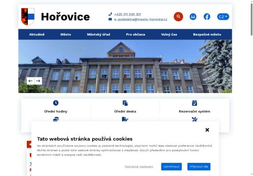 Zobrazit webové stránky Městský úřad Hořovice