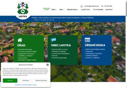 Zobrazit webové stránky Obecní úřad Lhotka