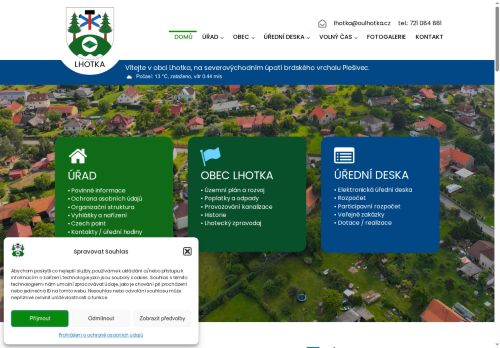 Zobrazit webové stránky Obecní úřad Lhotka