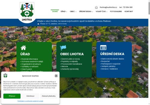 Zobrazit webové stránky Obecní úřad Lhotka
