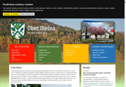 Zobrazit webové stránky Obecní úřad Olešná