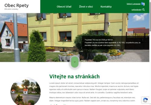 Zobrazit webové stránky Obecní úřad Rpety