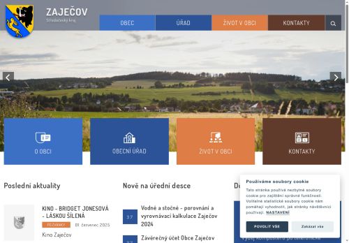 Zobrazit webové stránky Obecní úřad Zaječov