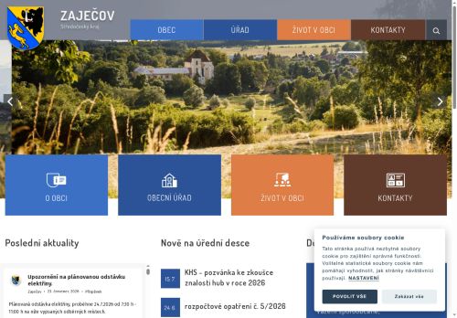 Zobrazit webové stránky Obecní úřad Zaječov