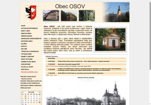 Zobrazit webové stránky Obecní úřad Osov