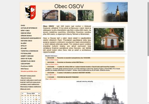 Zobrazit webové stránky Obecní úřad Osov