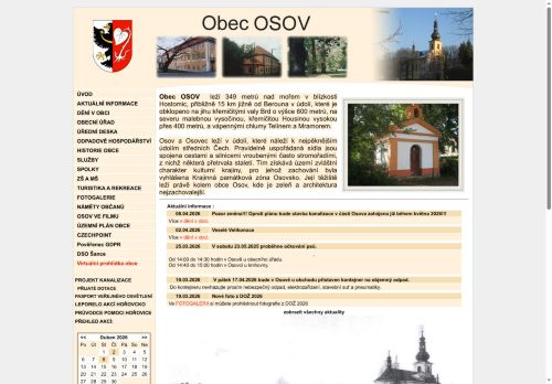 Zobrazit webové stránky Obecní úřad Osov