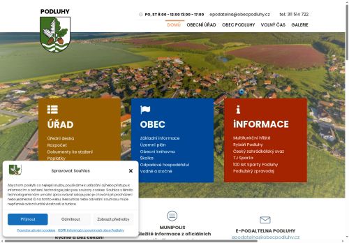 Zobrazit webové stránky Obecní úřad Podluhy