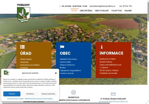 Zobrazit webové stránky Obecní úřad Podluhy