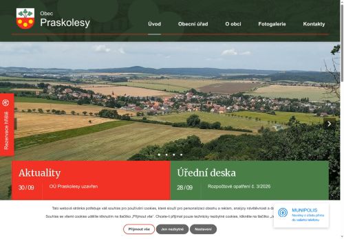 Zobrazit webové stránky Obecní úřad Praskolesy