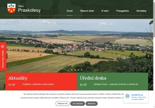 Zobrazit webové stránky Obecní úřad Praskolesy