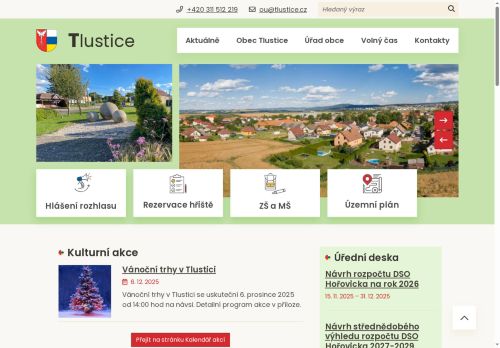 Zobrazit webové stránky Obecní úřad Tlustice