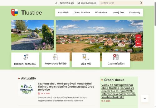 Zobrazit webové stránky Obecní úřad Tlustice