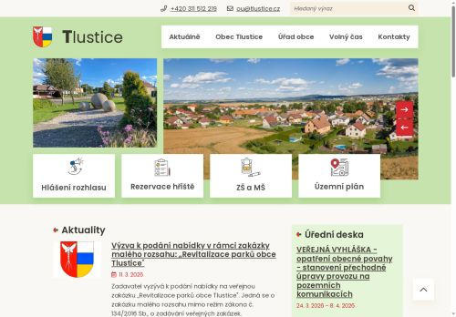 Zobrazit webové stránky Obecní úřad Tlustice