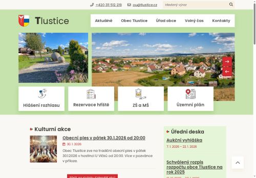 Zobrazit webové stránky Obecní úřad Tlustice
