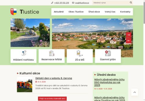 Zobrazit webové stránky Obecní úřad Tlustice