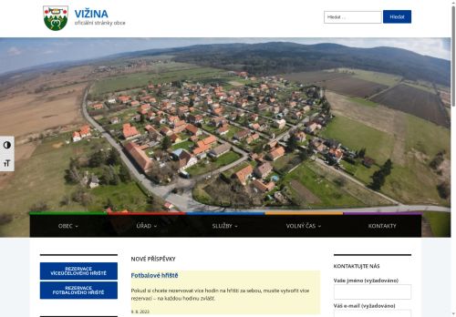 Zobrazit webové stránky Obecní úřad Vižina