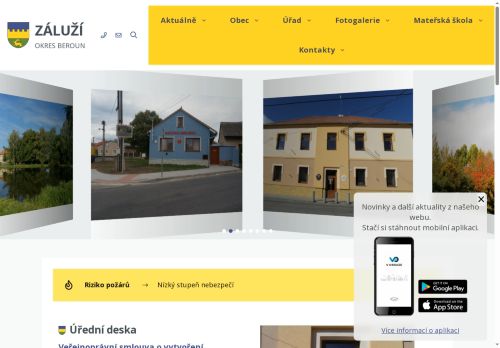 Zobrazit webové stránky Obecní úřad Záluží