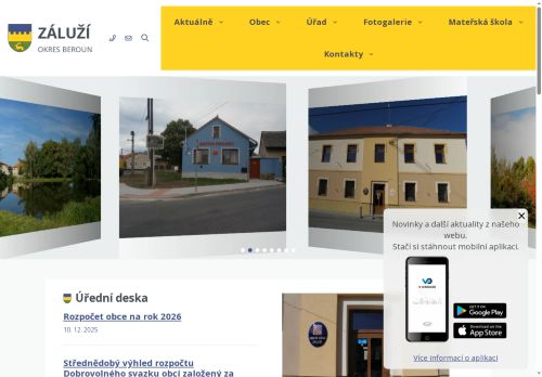 Zobrazit webové stránky Obecní úřad Záluží
