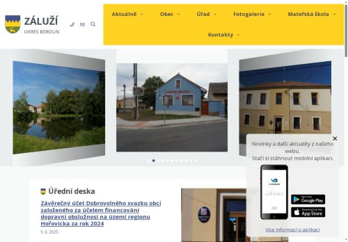 Zobrazit webové stránky Obecní úřad Záluží