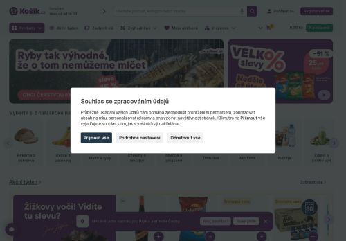 Webové stránky Košík.cz s.r.o., Brno