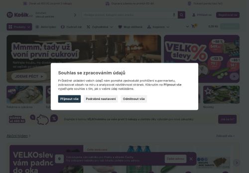 Webové stránky Košík.cz s.r.o., Plzeň