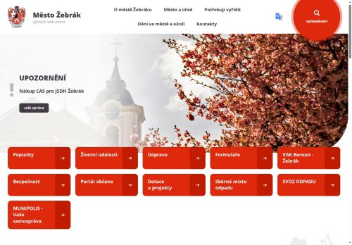 Zobrazit webové stránky Městský úřad Žebrák
