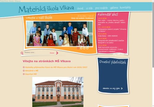 Mateřská škola Vlkava nabízí práci na pozici učitelka/učitel mateřské školy v obci Vlkava