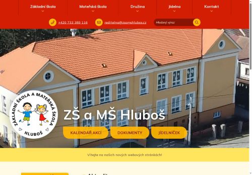 Základní škola a Mateřská škola Hluboš nabízí práci na pozici Učitel/ka na 1. stupni základních škol v obci Hluboš