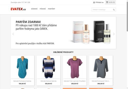 Zobrazit webové stránky Evatex Vyškov